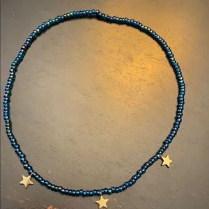 Beaded star necklace